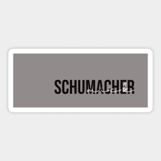 Mick Schumacher Driver Name - 2022 Season #5 Sticker